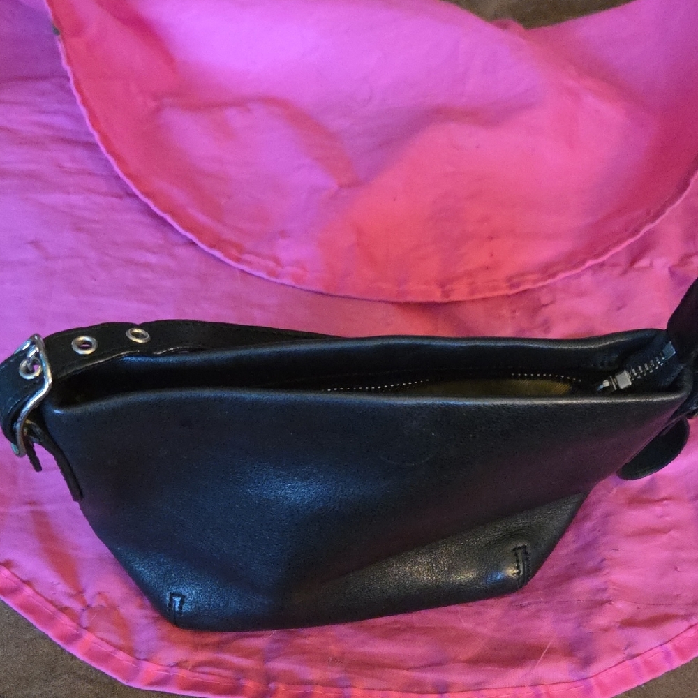 Coach Black Leather Mini bag